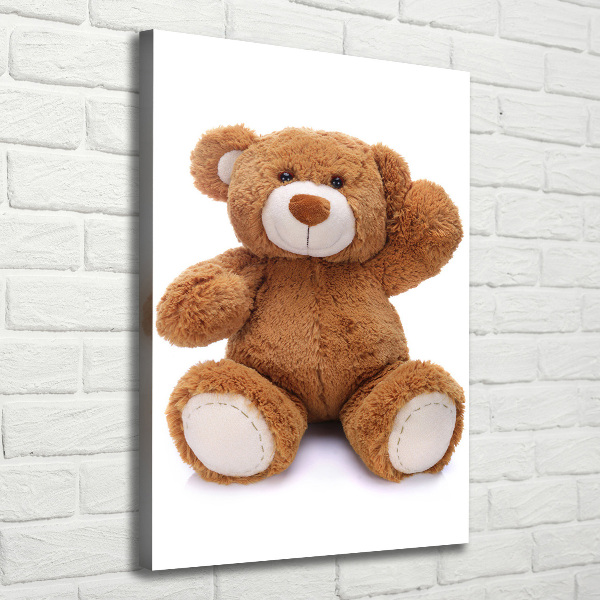 Wall art canvas large Teddy bear