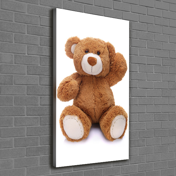 Wall art canvas large Teddy bear