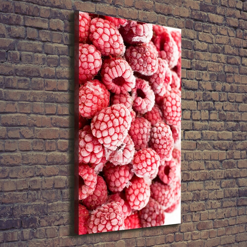 Large canvas wall art Raspberries