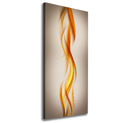 Wall art canvas large Wave abstraction