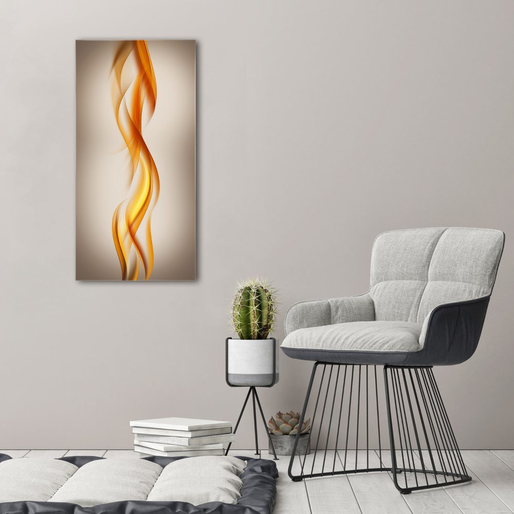 Wall art canvas large Wave abstraction