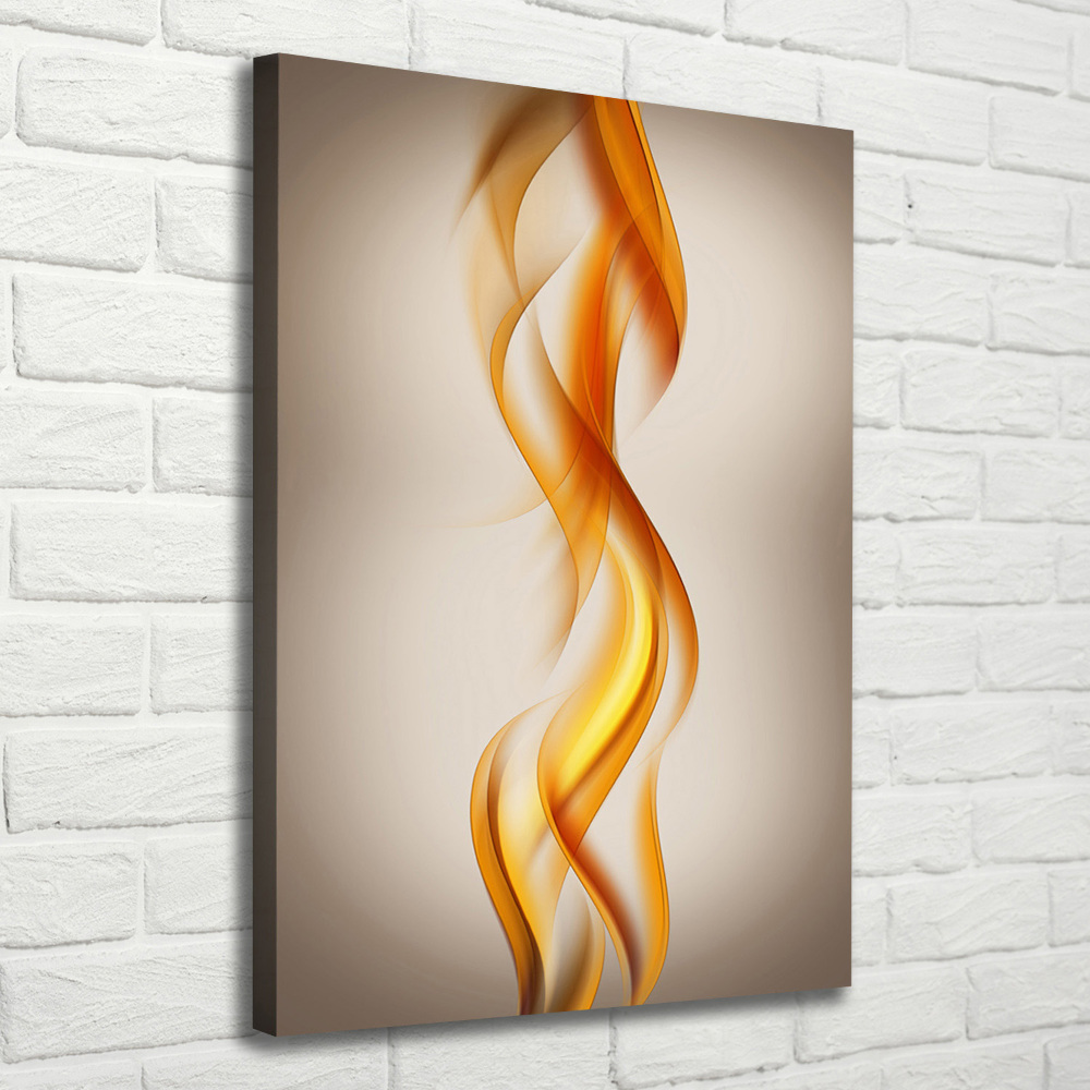 Wall art canvas large Wave abstraction