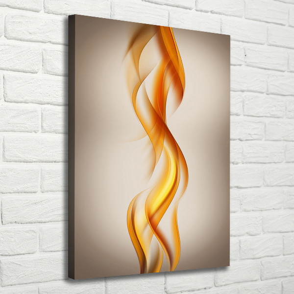 Wall art canvas large Wave abstraction