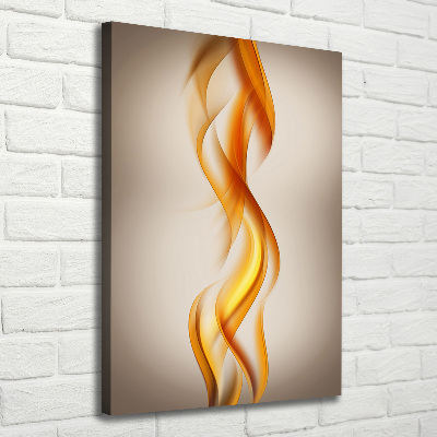 Wall art canvas large Wave abstraction