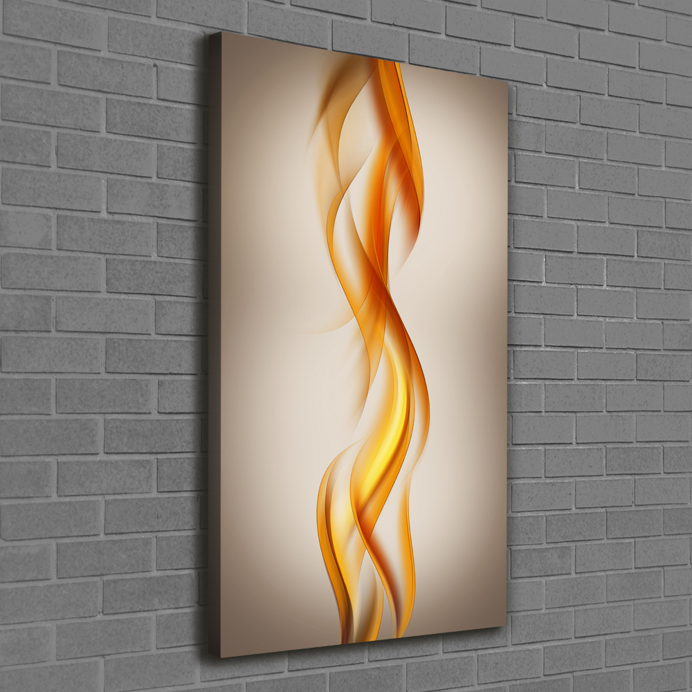 Wall art canvas large Wave abstraction