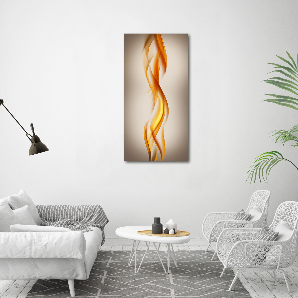 Wall art canvas large Wave abstraction