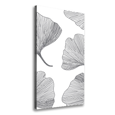 Large canvas wall art Ginkgo