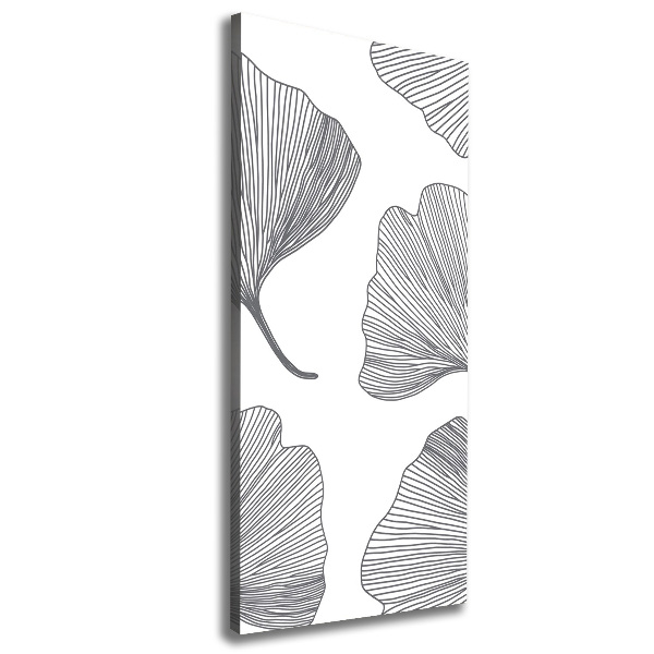 Large canvas wall art Ginkgo