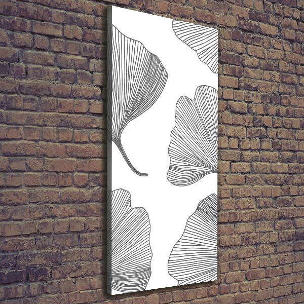 Large canvas wall art Ginkgo