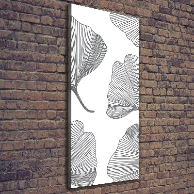 Large canvas wall art Ginkgo