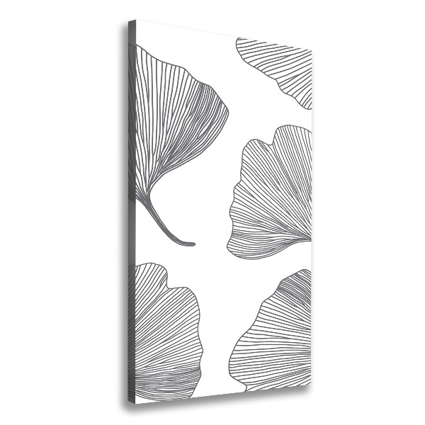 Large canvas wall art Ginkgo