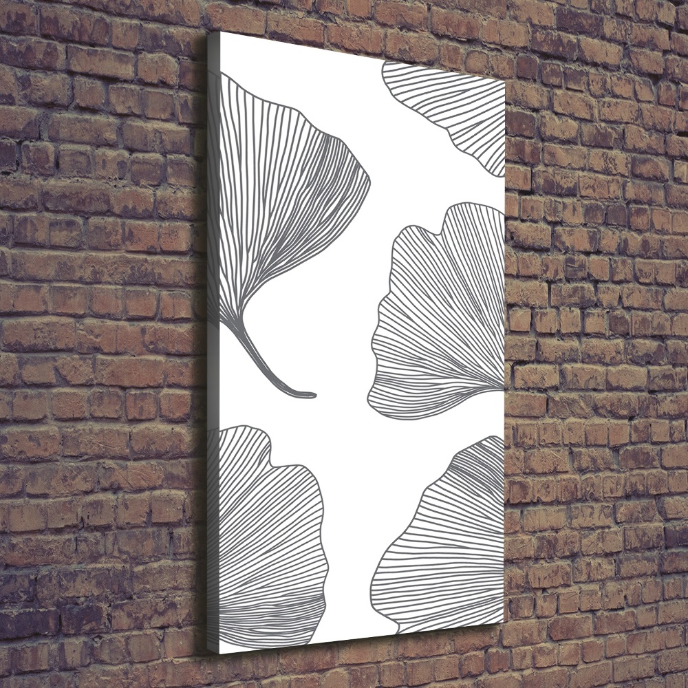 Large canvas wall art Ginkgo