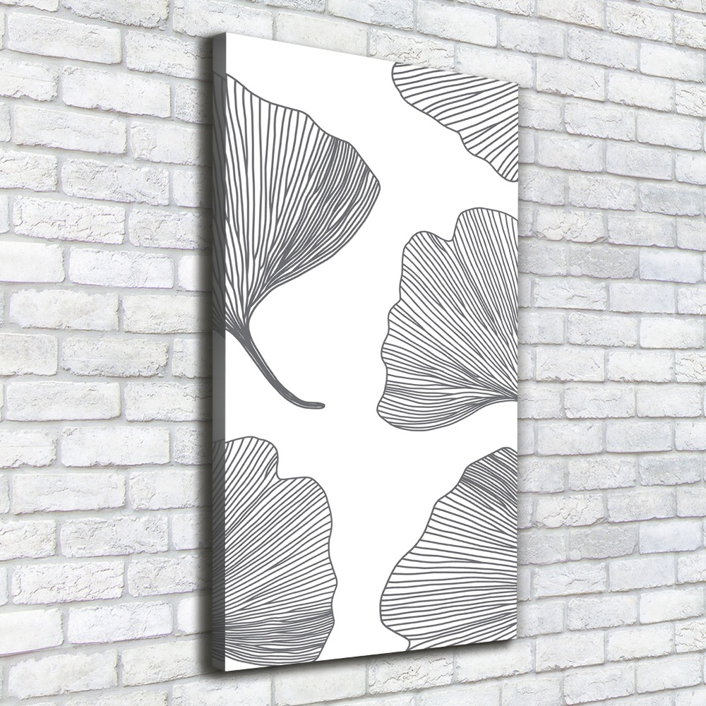 Large canvas wall art Ginkgo