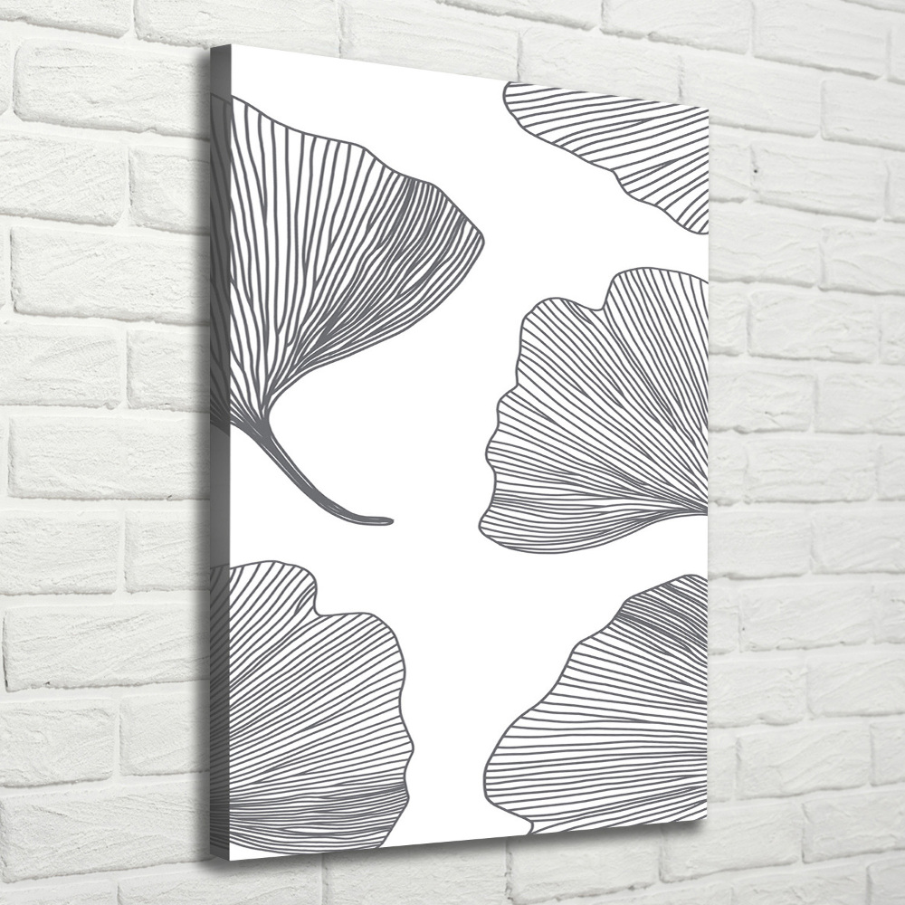 Large canvas wall art Ginkgo