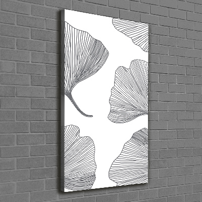 Large canvas wall art Ginkgo