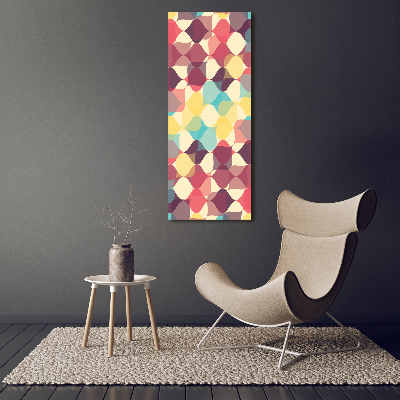 Canvas wall art Geometric background