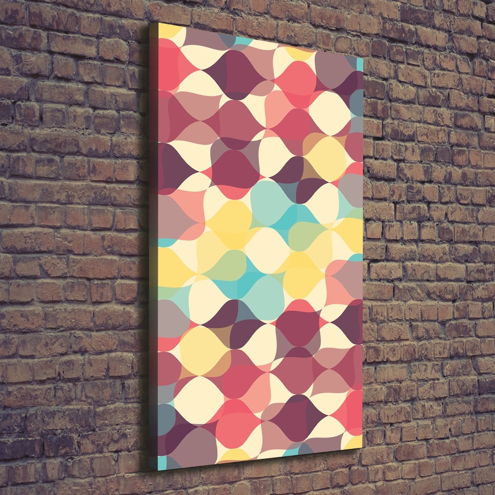 Canvas wall art Geometric background