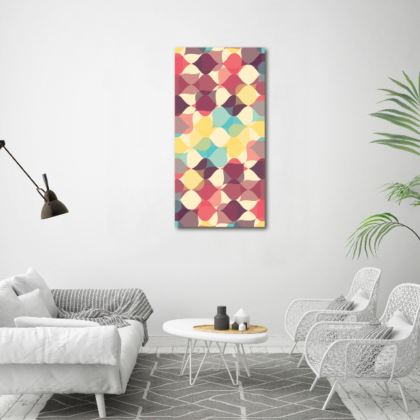 Canvas wall art Geometric background