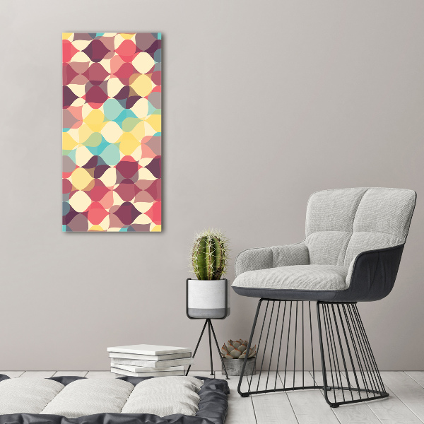 Canvas wall art Geometric background