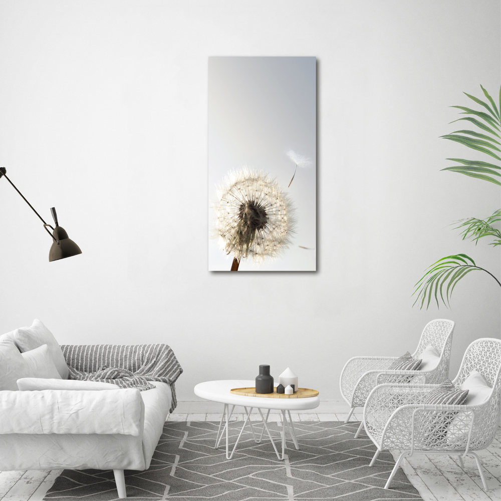 Large canvas wall art Dandelion