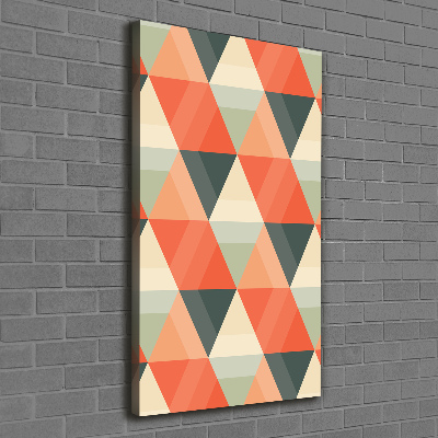 Canvas wall art Geometric background