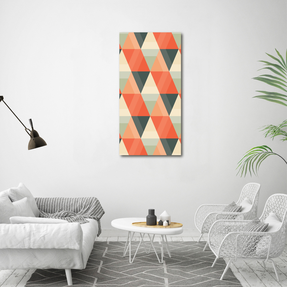 Canvas wall art Geometric background