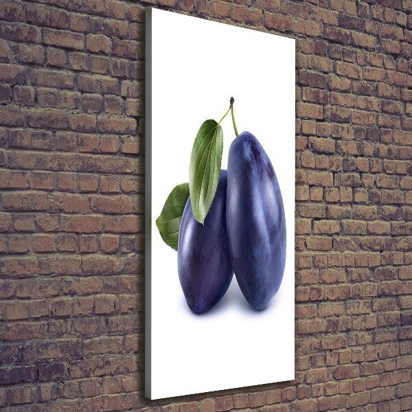 Large canvas wall art Plums