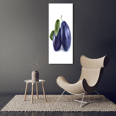 Large canvas wall art Plums