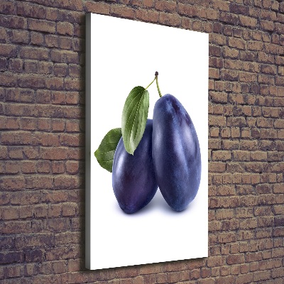 Large canvas wall art Plums