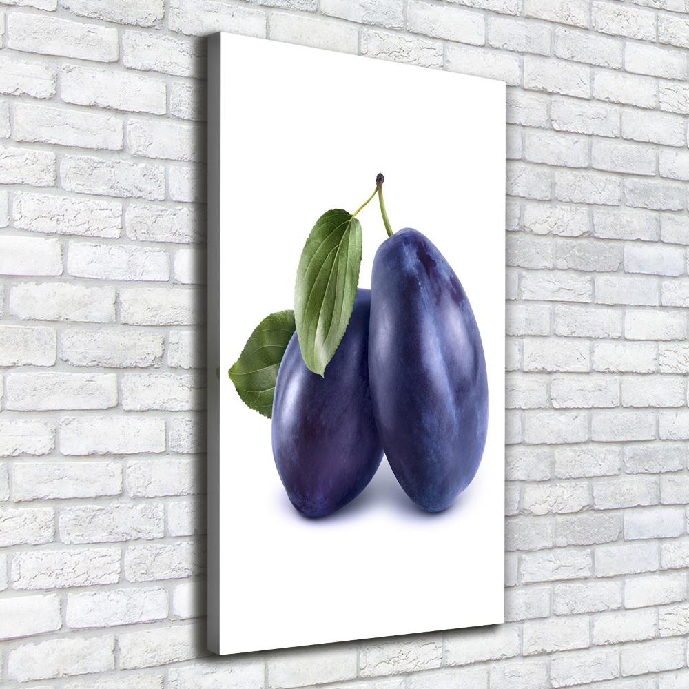 Large canvas wall art Plums