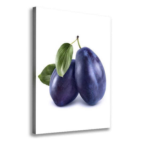 Large canvas wall art Plums