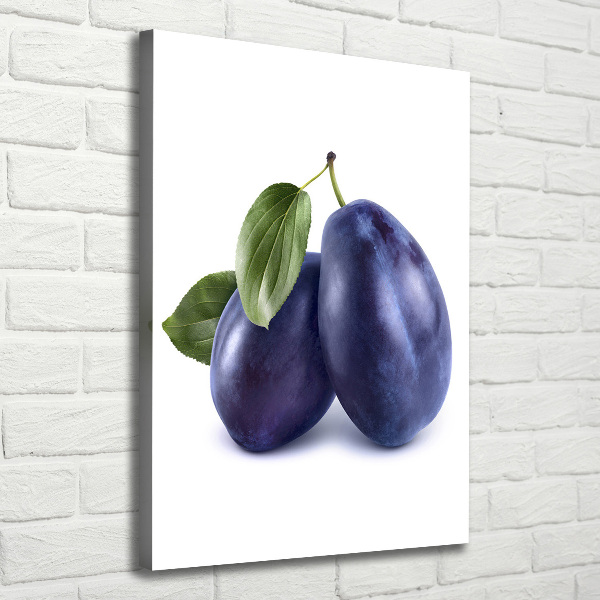 Large canvas wall art Plums