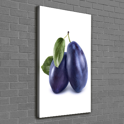 Large canvas wall art Plums