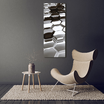 Wall art canvas large 3D abstraction