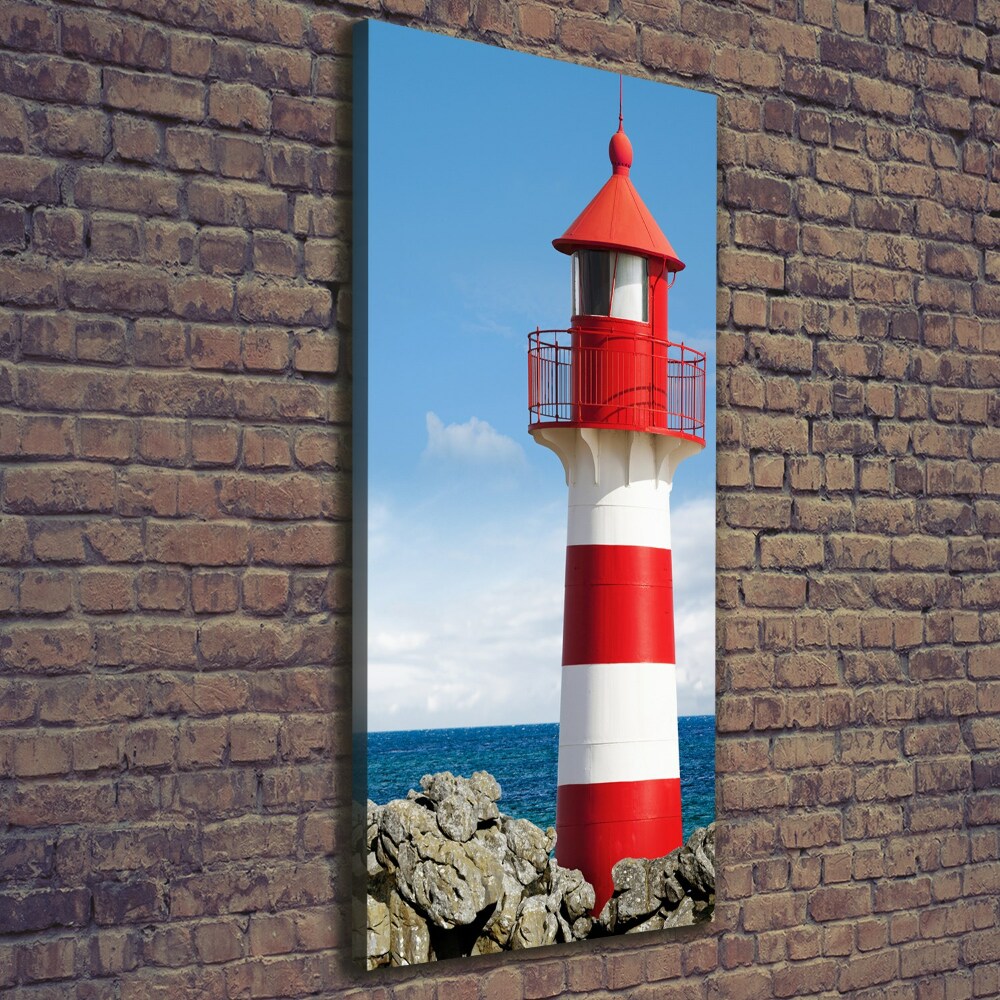 Wall art canvas large Lighthouse