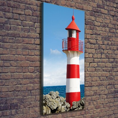 Wall art canvas large Lighthouse