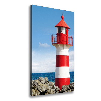 Wall art canvas large Lighthouse