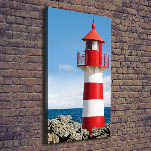 Wall art canvas large Lighthouse