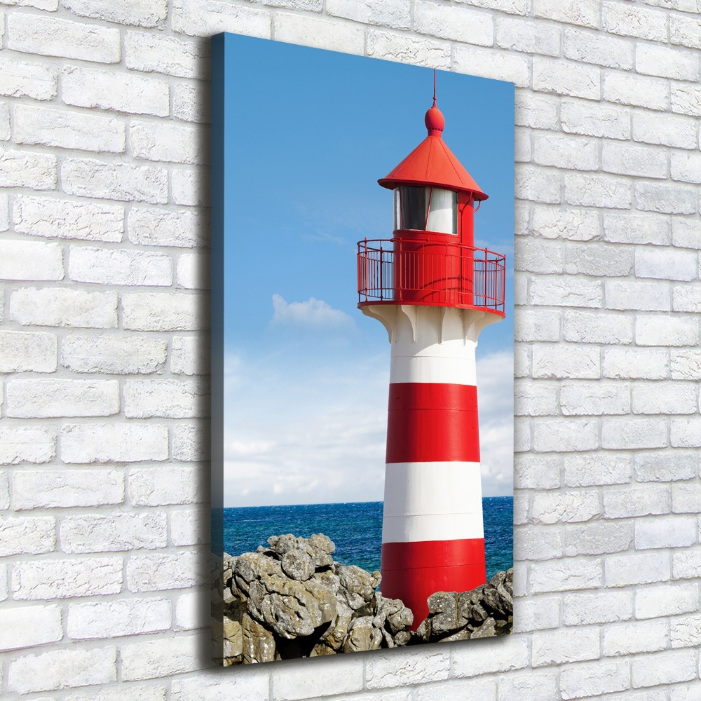 Wall art canvas large Lighthouse