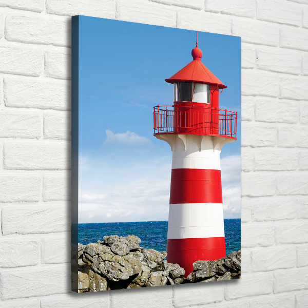 Wall art canvas large Lighthouse