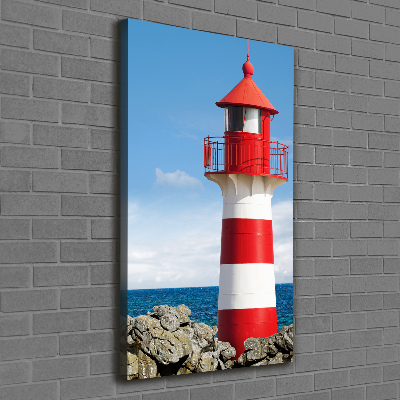 Wall art canvas large Lighthouse