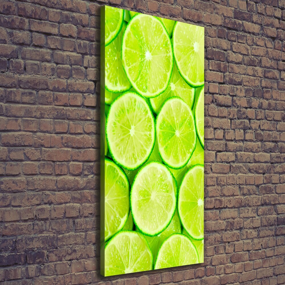 Canvas wall art Lime