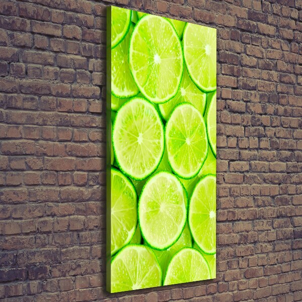 Canvas wall art Lime