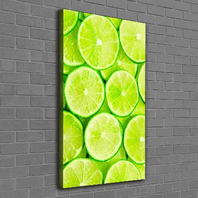 Canvas wall art Lime