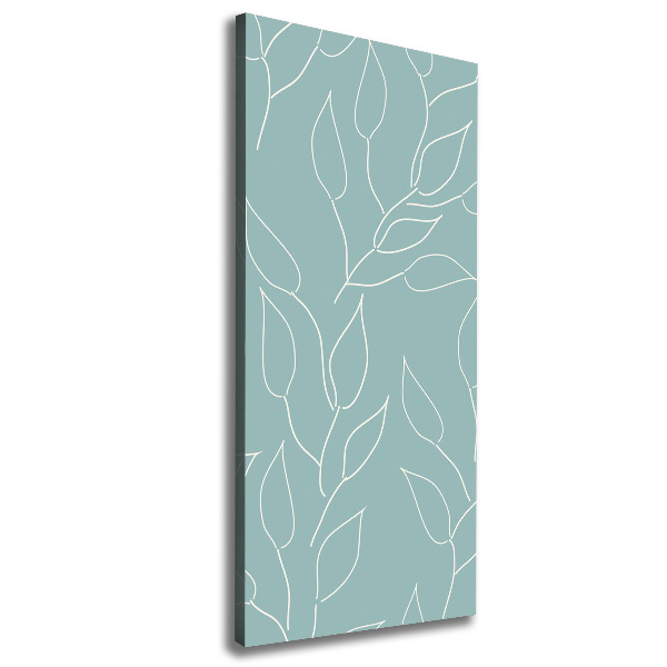 Large canvas wall art Leaves