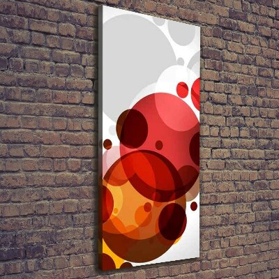 Wall art canvas large Circle abstraction