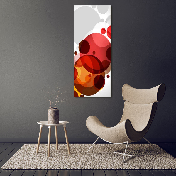 Wall art canvas large Circle abstraction