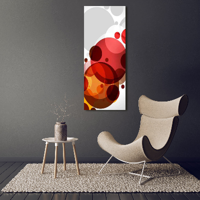 Wall art canvas large Circle abstraction