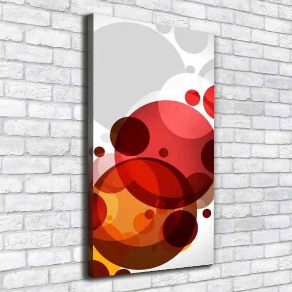 Wall art canvas large Circle abstraction