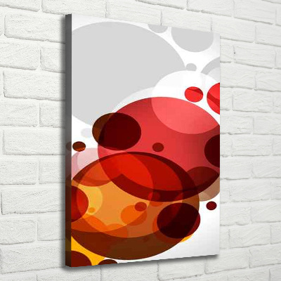 Wall art canvas large Circle abstraction